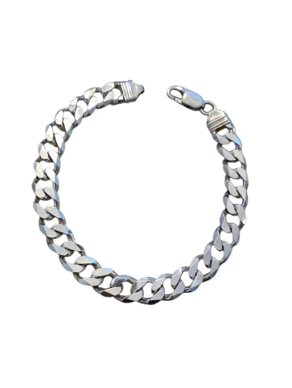 Classic Cuban Link Bracelet in Silver